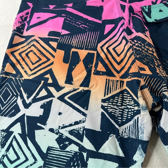 Billabong Men's Geometric Swim Trunks Shorts - Multicolor Sz 38 - Picture 11 of 11